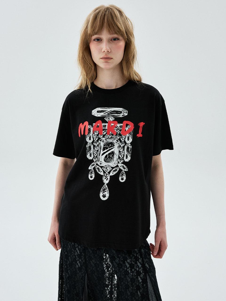 Mardi Mercredi TSHIRT BIJOU BRUSH LOGO MARDI