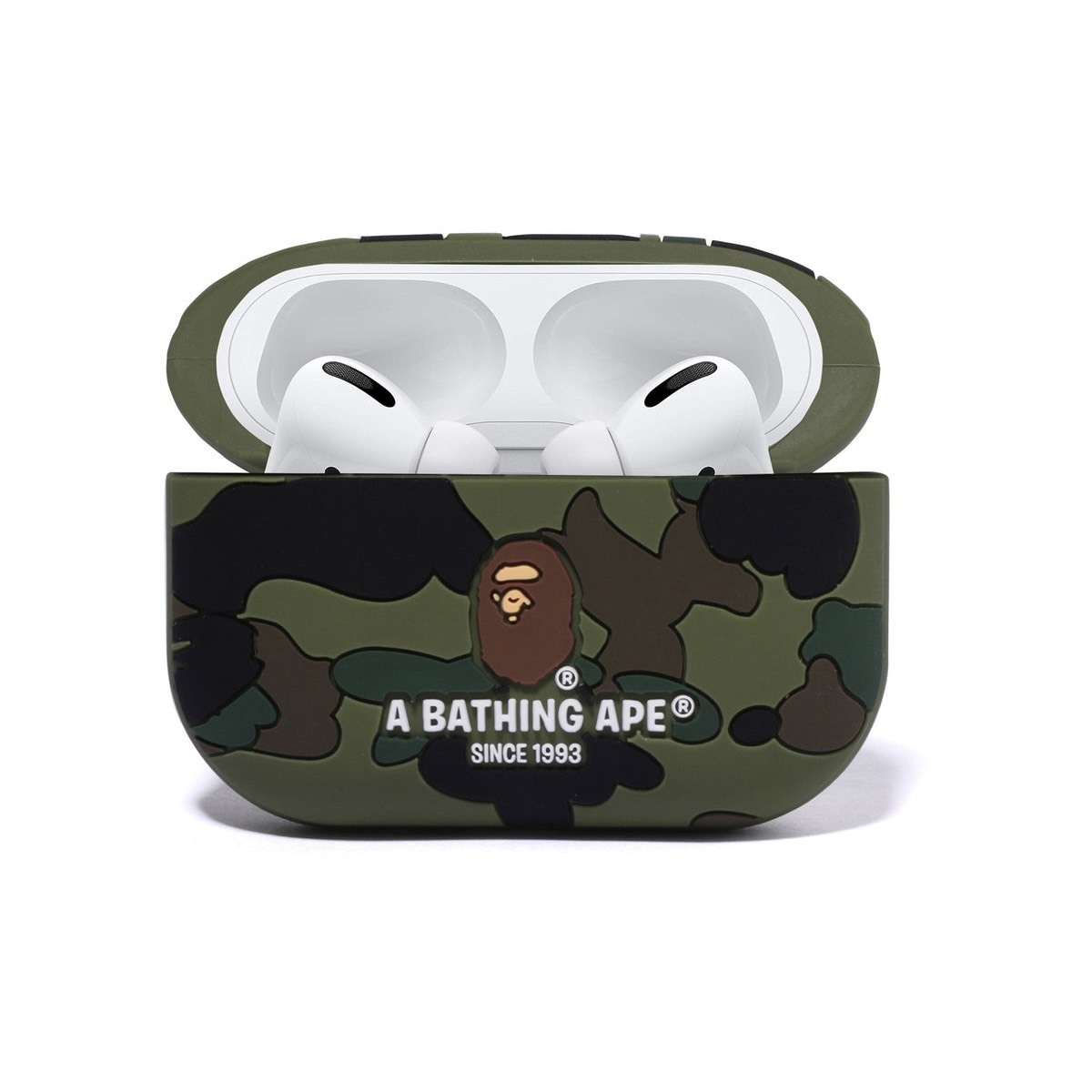 -(C018)-A BATHING APE BAPE ABC CAMO AIRPODS PRO CASE 耳機 保護殼 綠迷彩 /黃迷彩