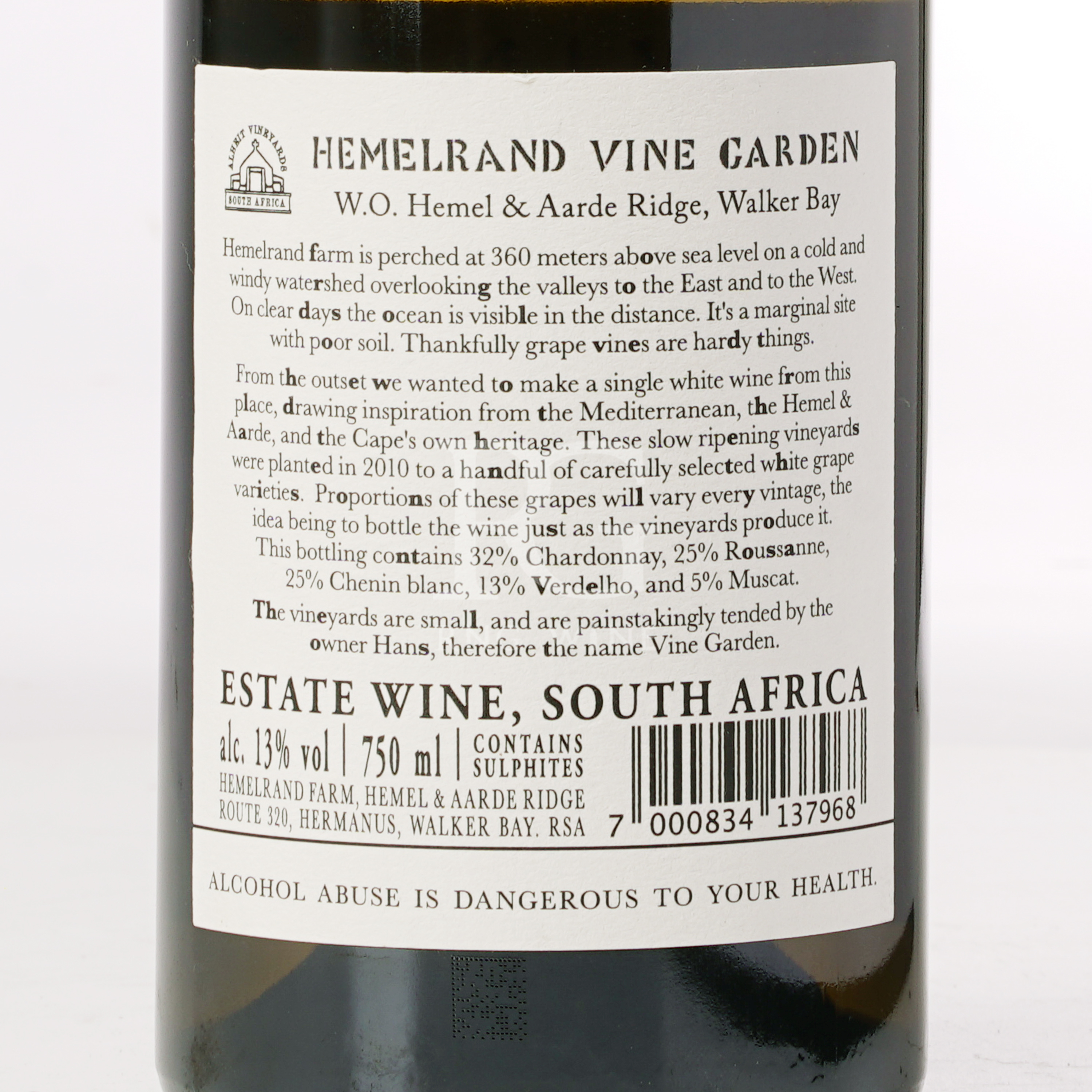 Alheit Vineyards Hemelrand Vine Garden 2020