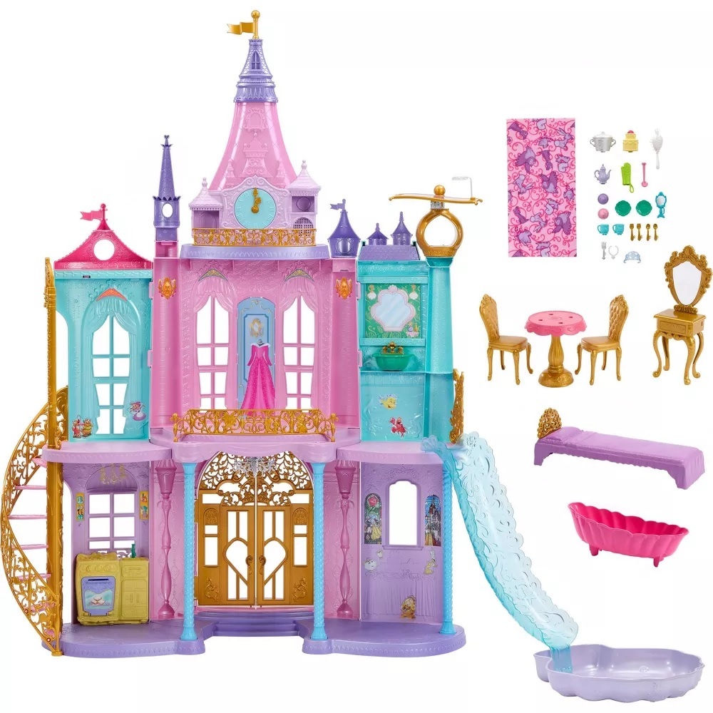 【玩具研究中心】MATTEL 美泰兒 迪士尼 公主城堡