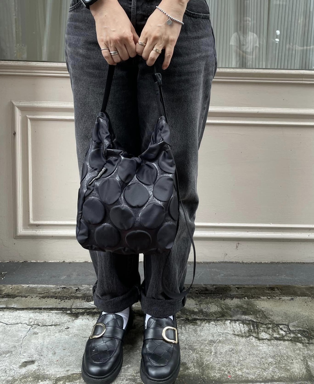 Bag'n'Noun｜DOTS SHOULDER單肩包 S號 - 黑 (70020962BLACK)