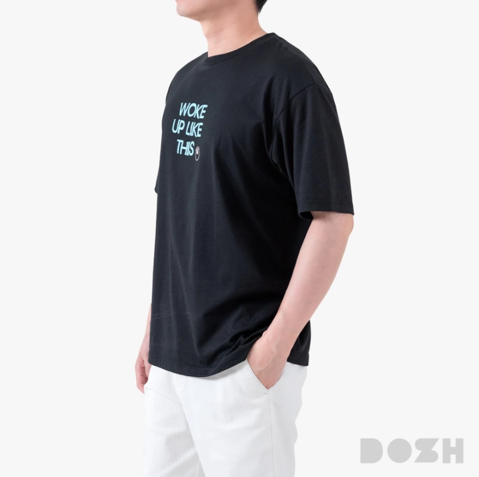 【直播】DOSH LX062202 男裝寬鬆短袖上衣