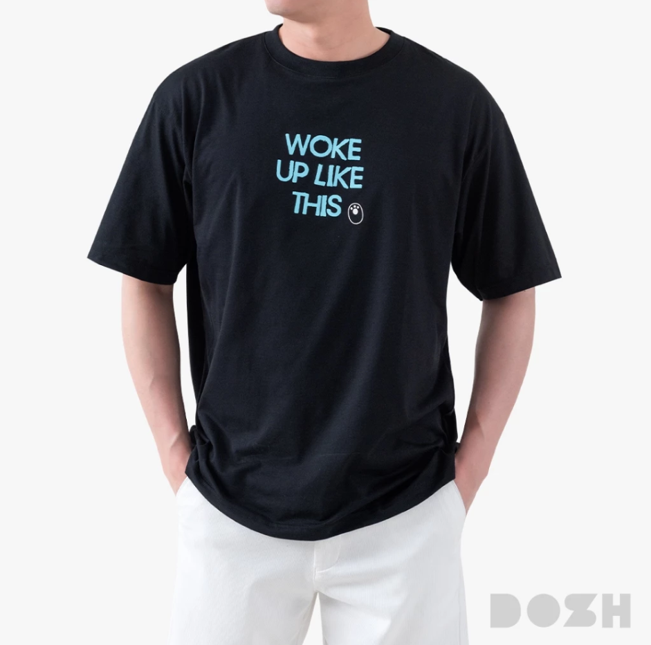 【直播】DOSH LX062202 男裝寬鬆短袖上衣
