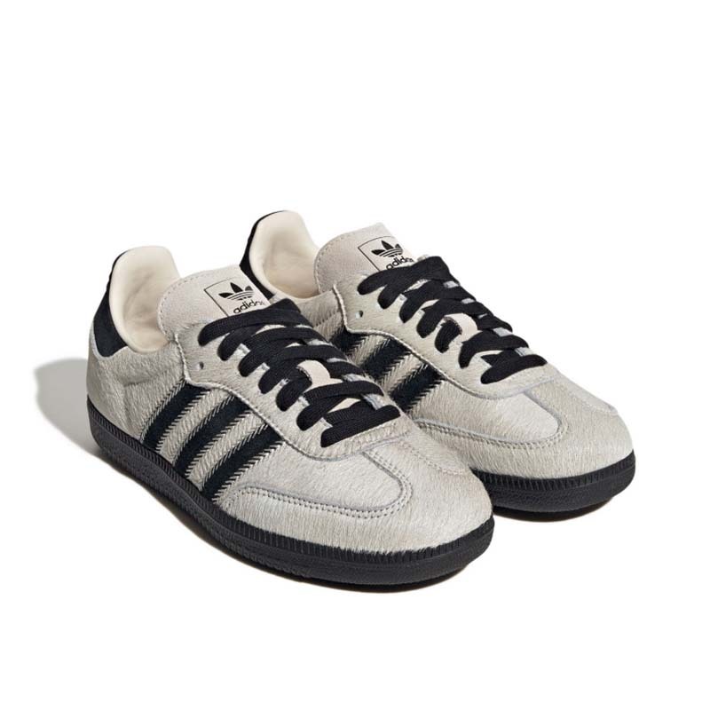 Adidas Samba OG 牛皮革 仿馬毛 米灰 休閒鞋 女鞋 JP5329 [台灣現貨]