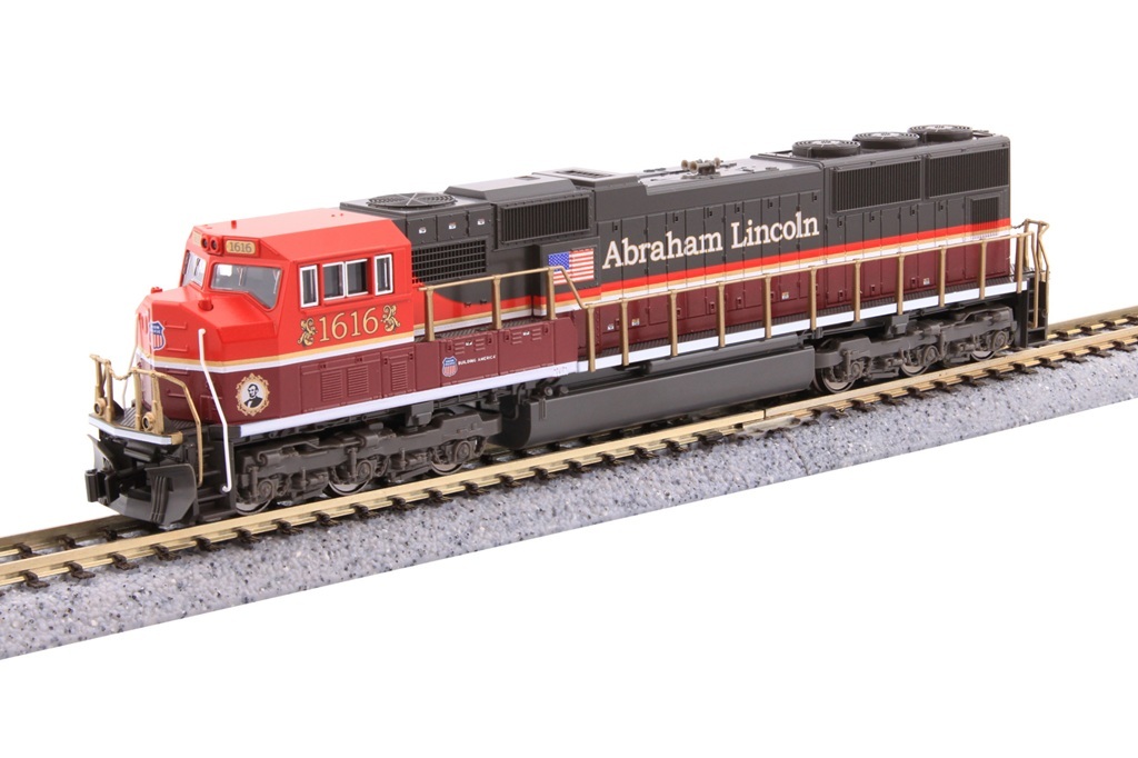 Kato 176-1616  N scale EMD SD70M Flat Radiator Union Pacific #1616 “Abraham Lincoln”
