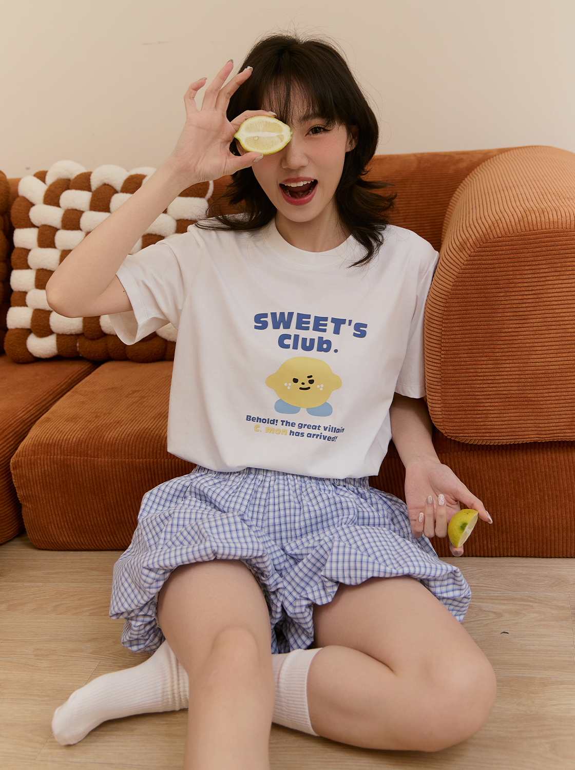 【2件折50】【期間限定】五分糖印花中性TEE