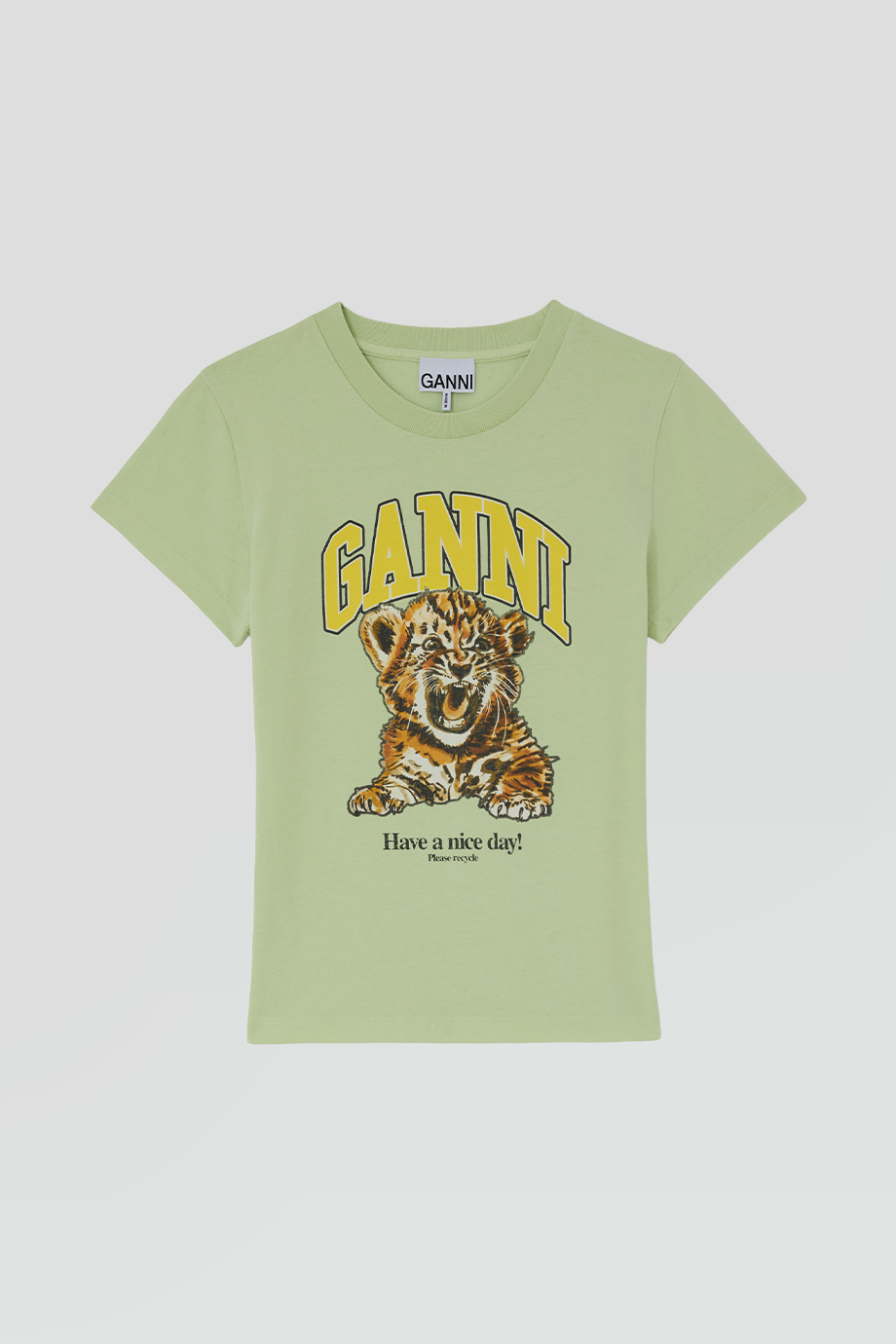 GANNI｜基本款貼身老虎短袖上衣