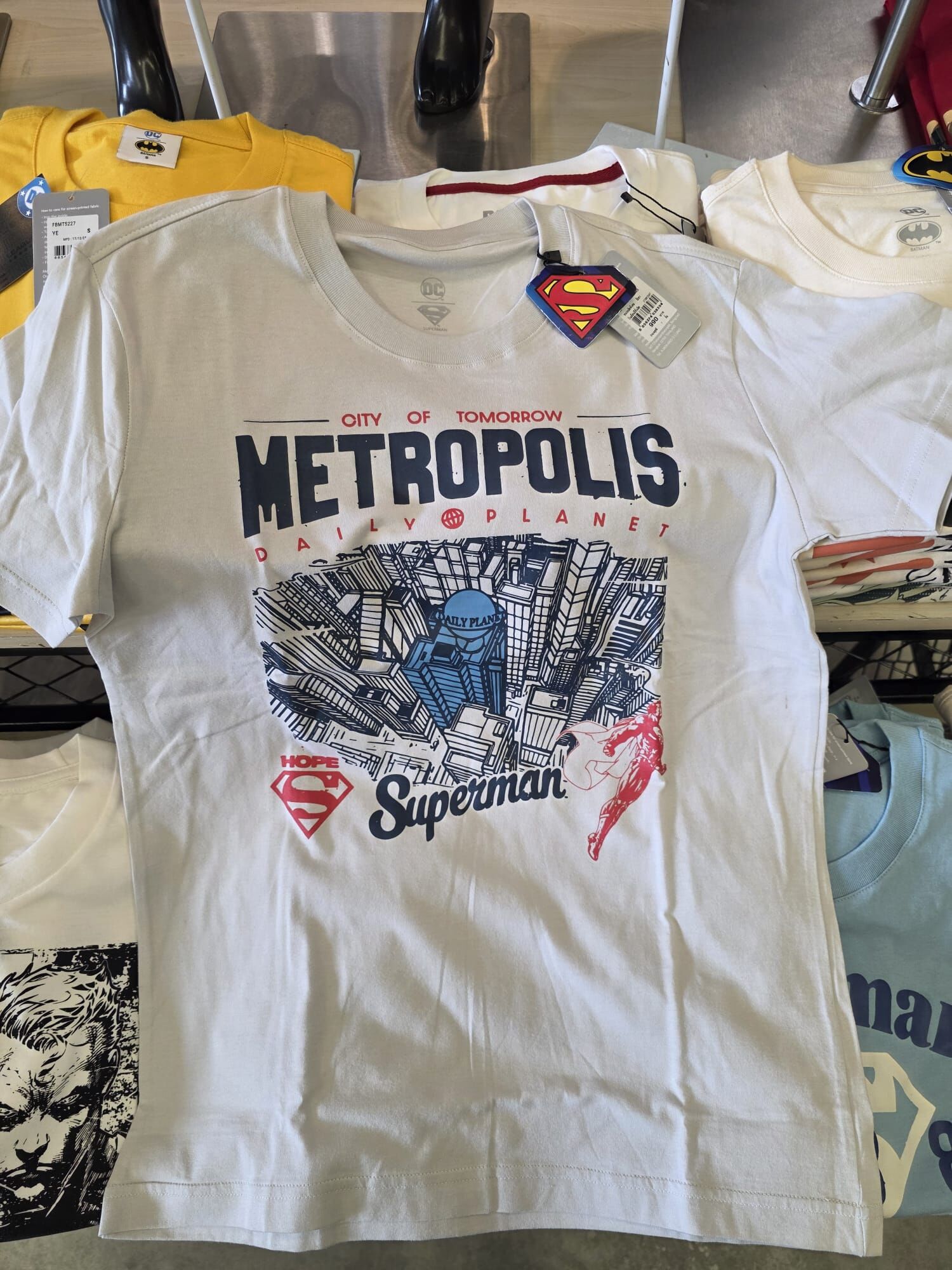 【直播】LX062208 Superman Metropolis 印花短袖上衣