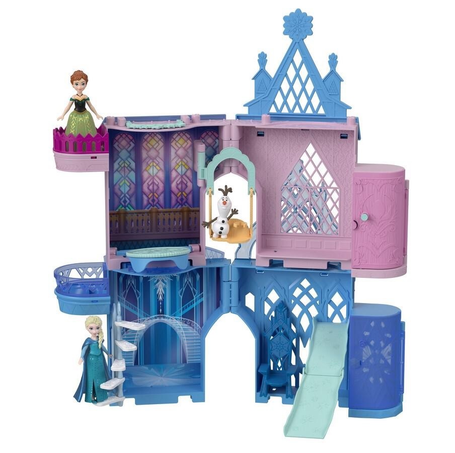 【玩具研究中心】MATTEL 美泰兒 迪士尼 手提城堡 冰雪奇緣