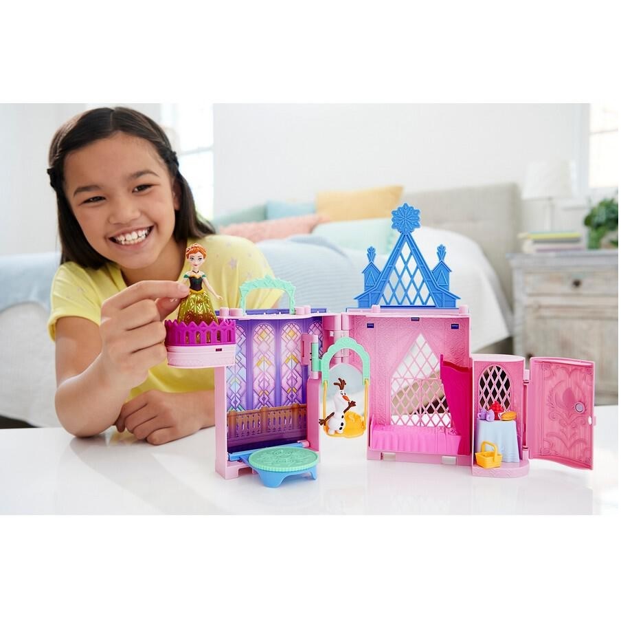 【玩具研究中心】MATTEL 美泰兒 迪士尼 手提城堡 冰雪奇緣