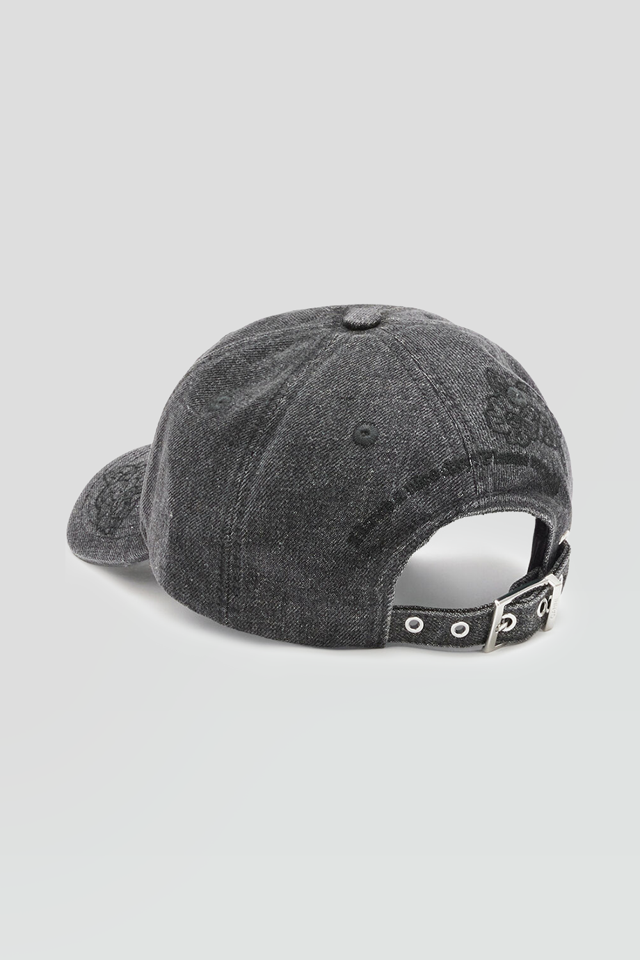 GANNI｜Washed Embroidery Denim Cap