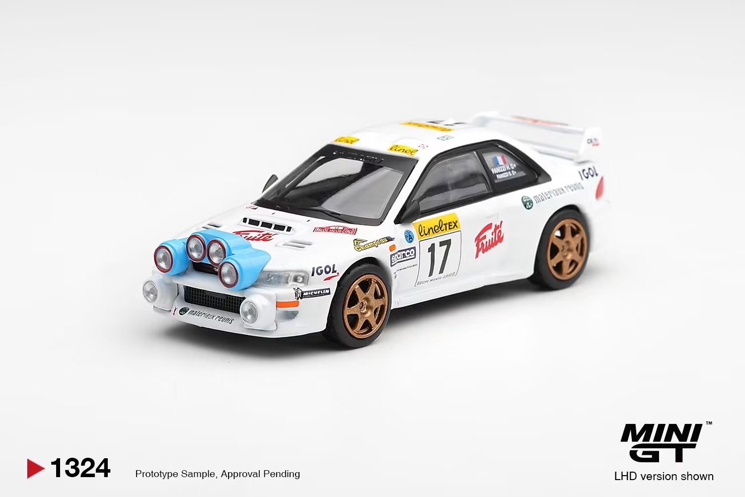 預訂Pre Order- 1324 MiniGT Subaru Impreza WRC98 #17 1999 Rally Monte-Carlo