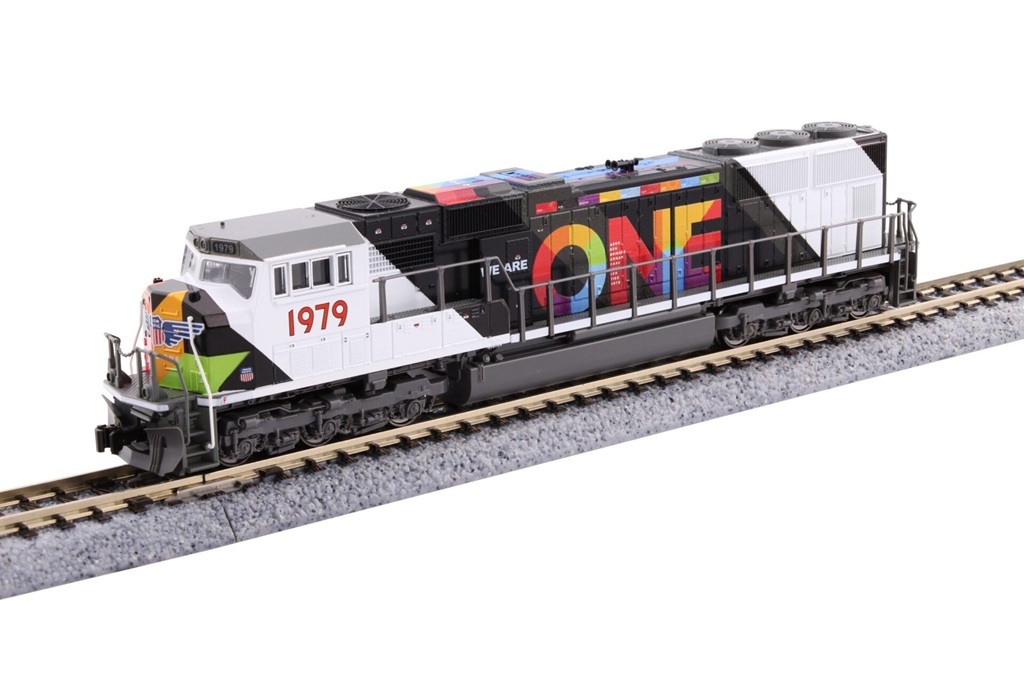 Kato 176-1979  N scale EMD SD70M Flat Radiator Union Pacific #1979 “We Are One”