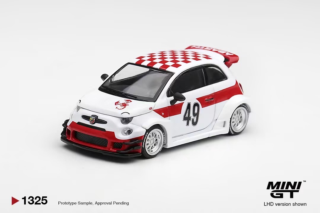 預訂Pre Order- MiniGT 1325 Abarth 595 LB-WORKS x Abas Works 1000 TC Tribute