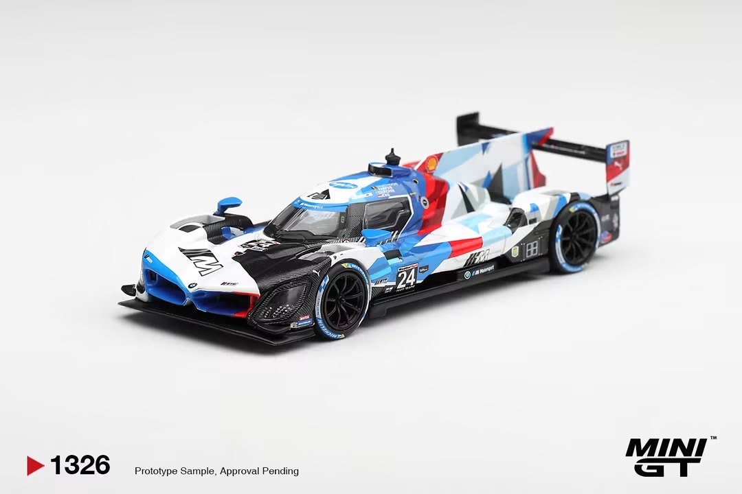 預訂Pre Order- MiniGT 1326 BMW M Hybrid V8 GTP #24 BMW M Team RLL 2024 IMSA Daytona 24 Hrs