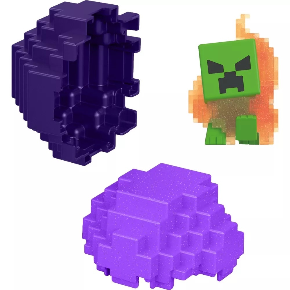 【玩具研究中心】MATTEL 美泰兒 Minecraft 麥塊系列 方塊蛋迷你公仔 隨機出貨一款