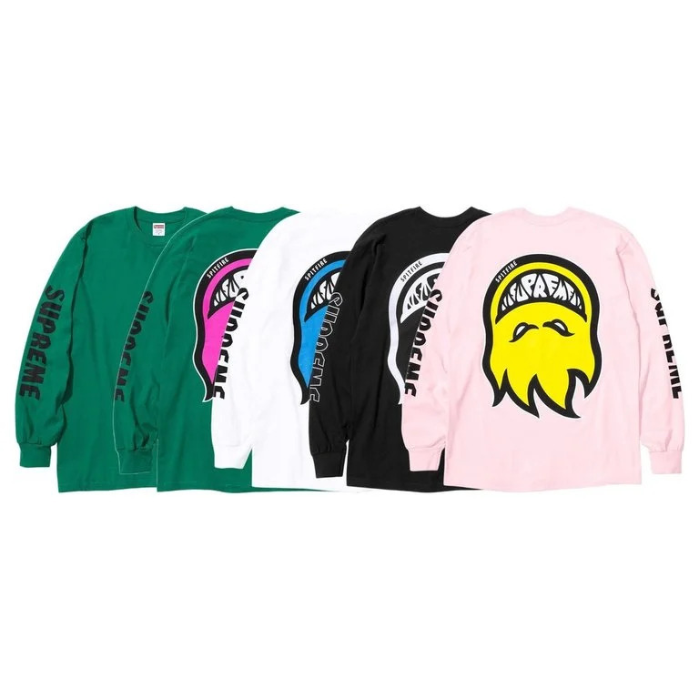 SUPREME X SPITFIRE BIGHEAD L/S TEE SS26 火焰 大頭 薄長T-SS26T7