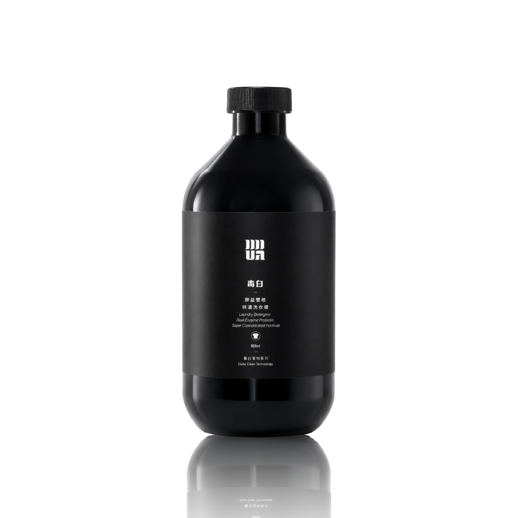 【補充瓶】毒白-酵益雙核特濃洗衣精 800ML