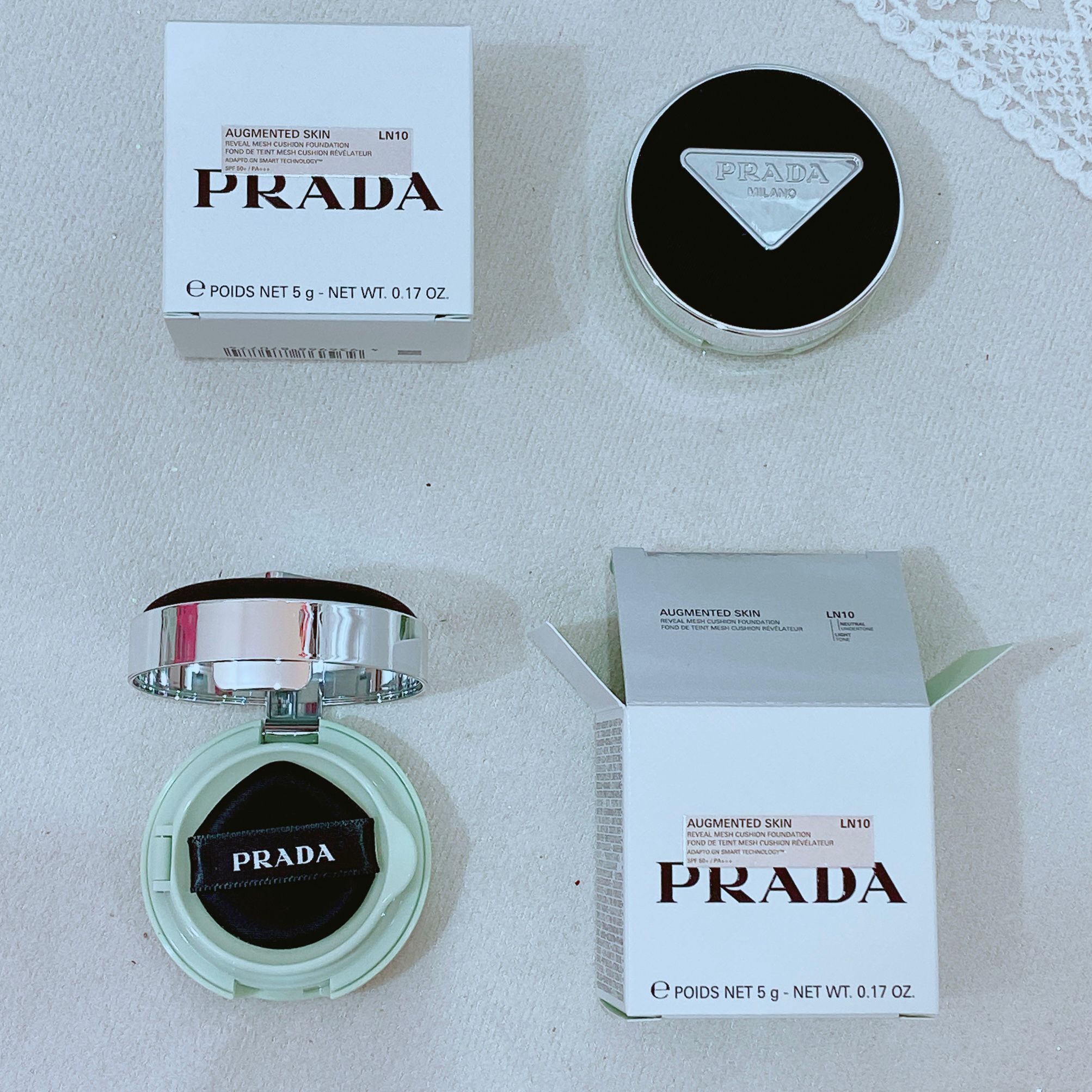 Prada Reveal 原光新肌氣墊粉底 SPF50+ / PA+++ 5g 旅行裝