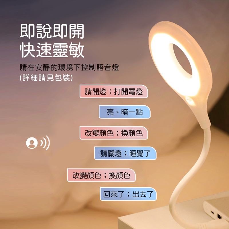 USB聲控小夜燈 【DZ0172】