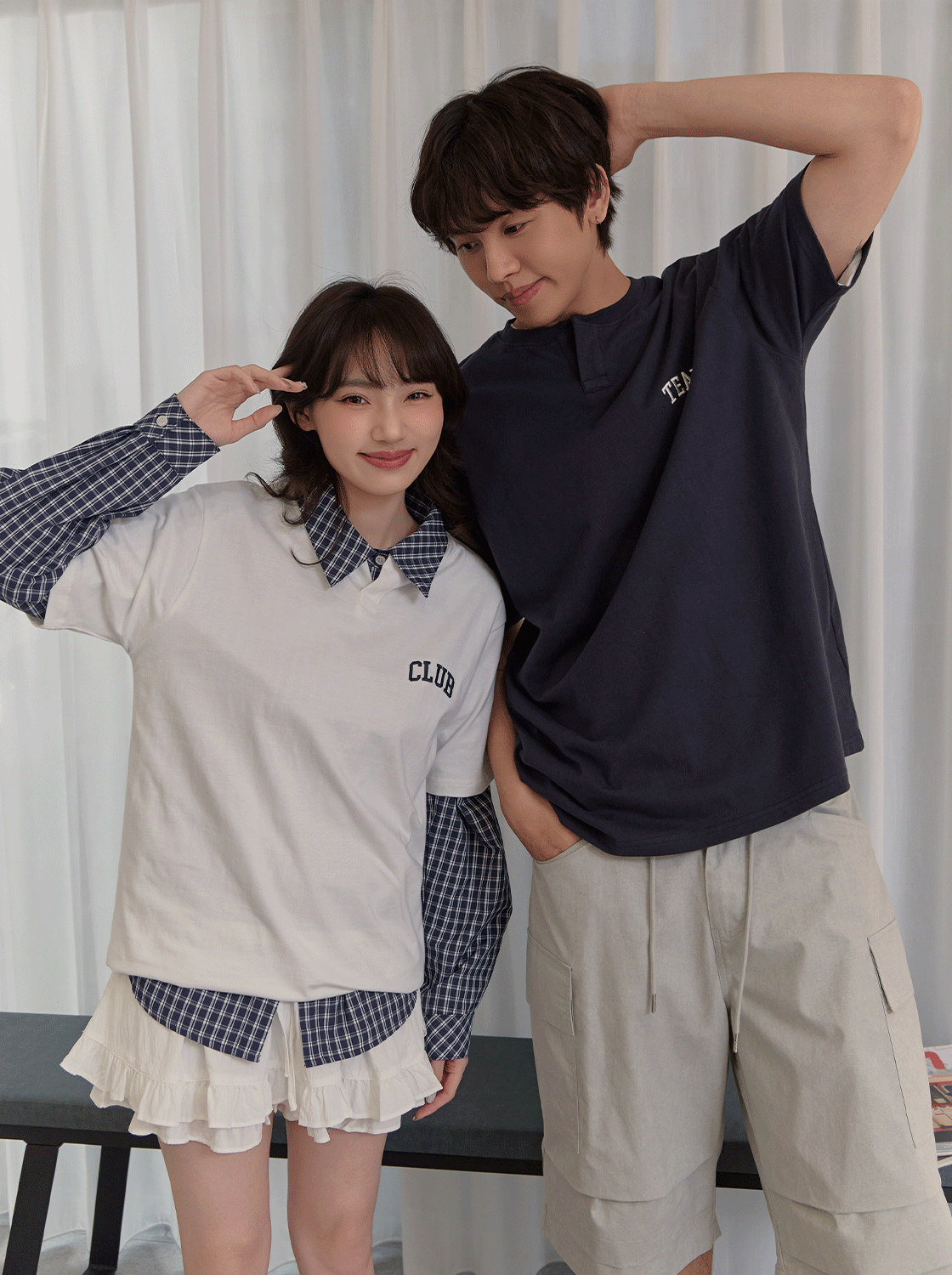 【期間限定】休閒繡花短TEE