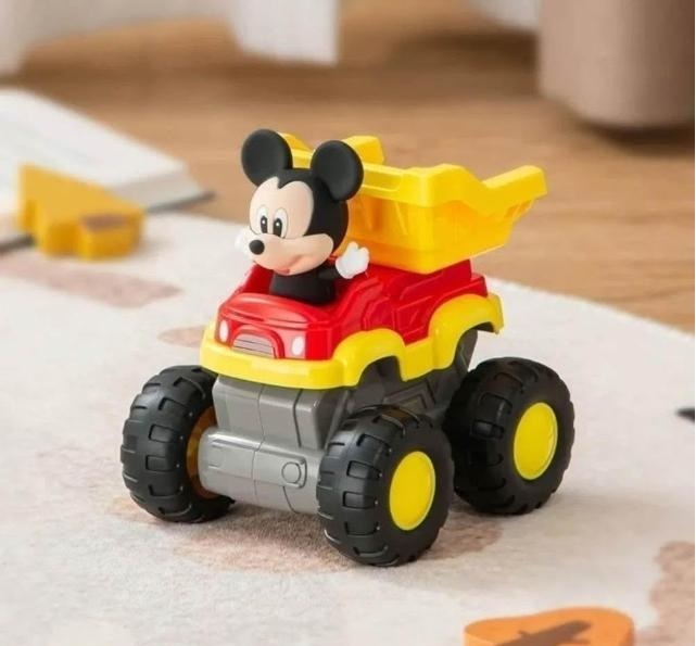 【玩具研究中心】迪士尼 組裝磨輪工程車 米奇挖土機