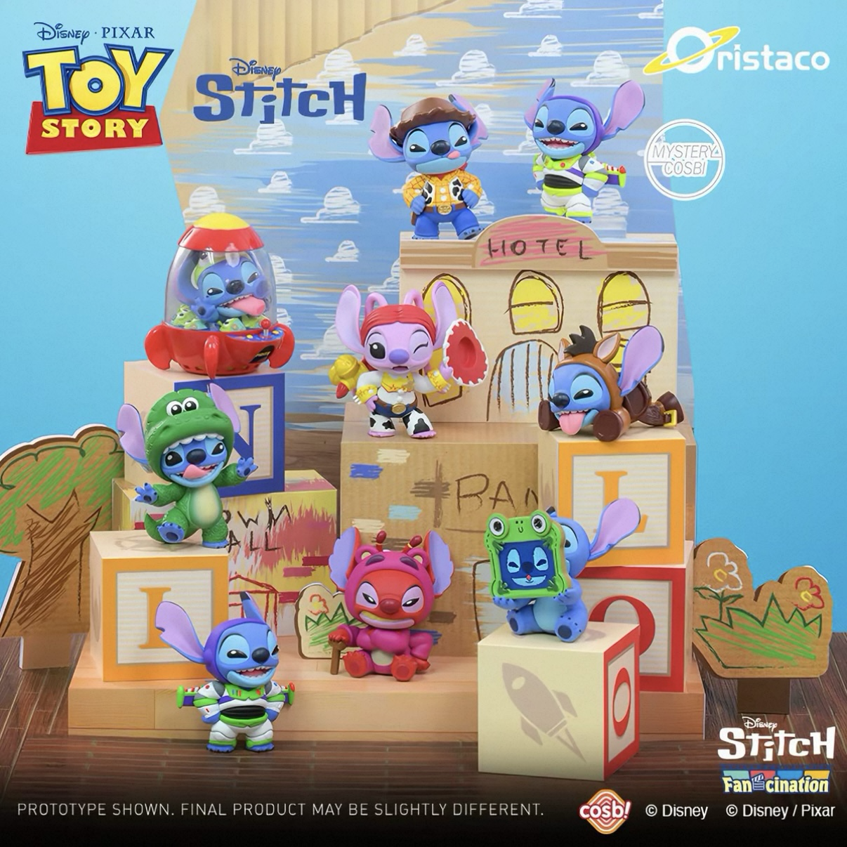 <正版授權>HotToys x DISNEY 史迪奇 狂熱玩具總動員系列 盲盒 公仔 STITCH 迪士尼
