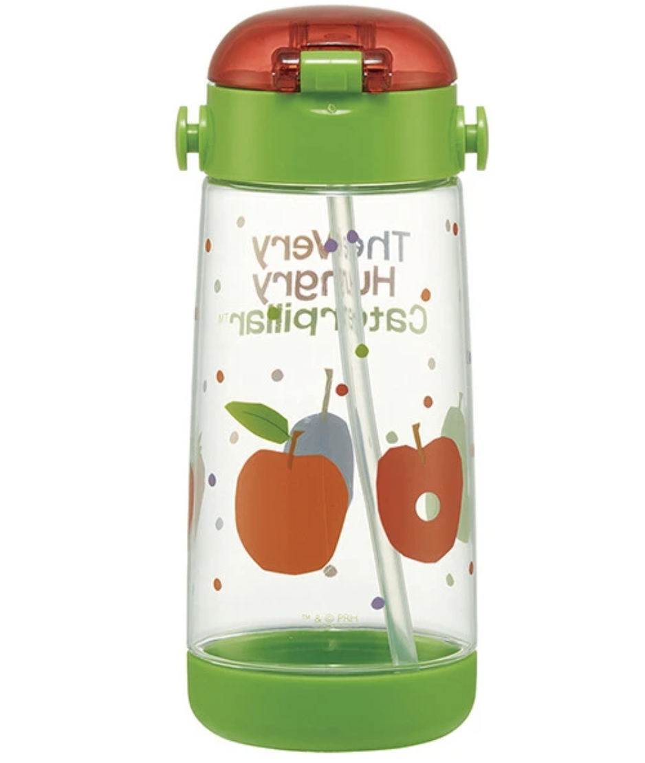 Skater PET吸管水壺480ml-the very hungry caterpillar