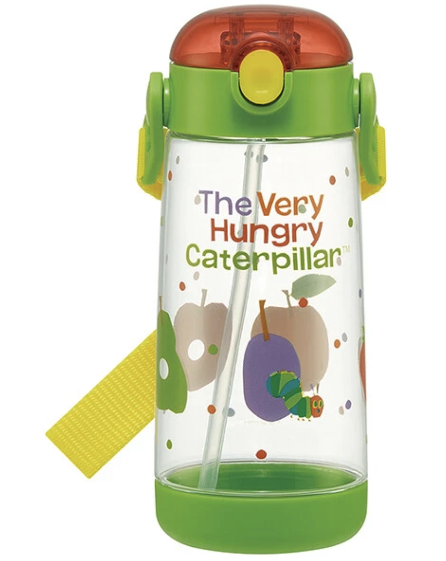 Skater PET吸管水壺480ml-the very hungry caterpillar