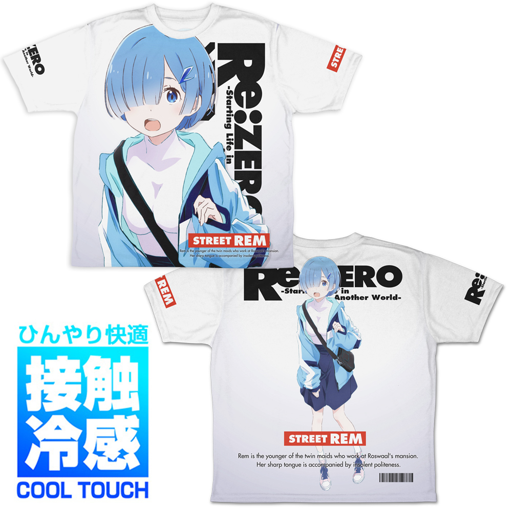 ﾚﾑ 冷感両面ﾌﾙｸﾞﾗﾌｨｯｸTｼｬﾂ ｽﾄﾘｰﾄﾌｧｯｼｮﾝVer. COSPA 070626