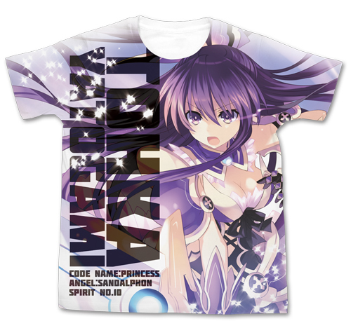 原作版 夜刀神十香ﾌﾙｸﾞﾗﾌｨｯｸTｼｬﾂ/WHITE COSPA 070626