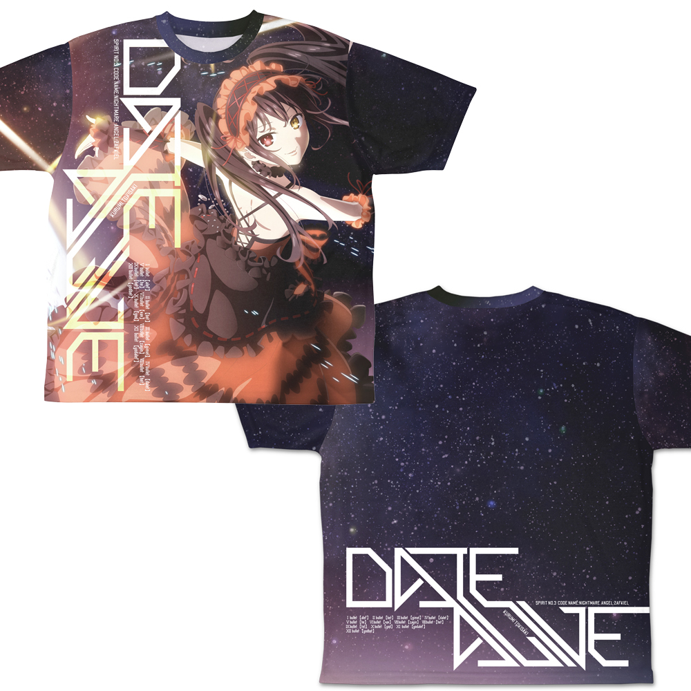 ﾃﾞｰﾄ･ｱ･ﾗｲﾌﾞIV 時崎狂三 両面ﾌﾙｸﾞﾗﾌｨｯｸTｼｬﾂ COSPA 070626