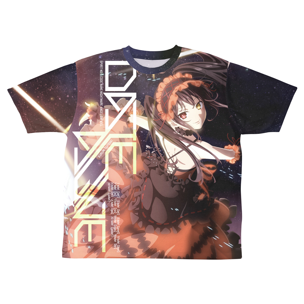 ﾃﾞｰﾄ･ｱ･ﾗｲﾌﾞIV 時崎狂三 両面ﾌﾙｸﾞﾗﾌｨｯｸTｼｬﾂ COSPA 070626