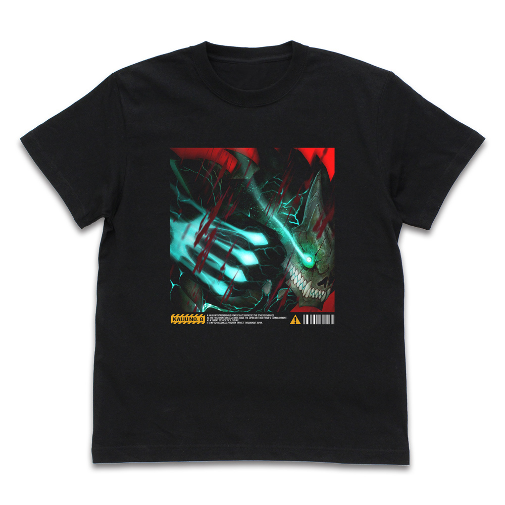 怪獣8号 ﾌﾙｶﾗｰTｼｬﾂ/BLACK COSPA 070626