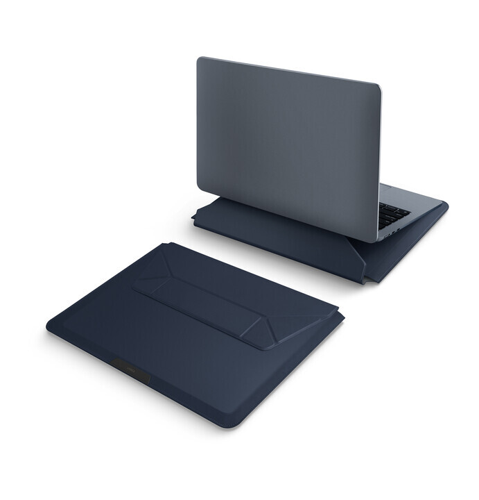 UNIQ Oslo MacBook 14" Laptop Sleeve with Foldable Stand
