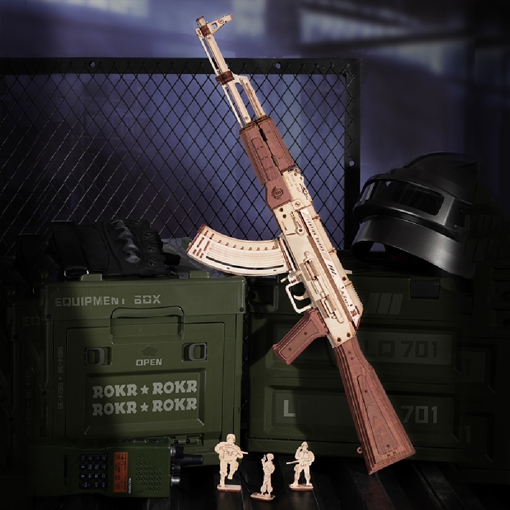 DIY袖珍小屋_【LQ901】Rolife若來_AK-47 步槍系列