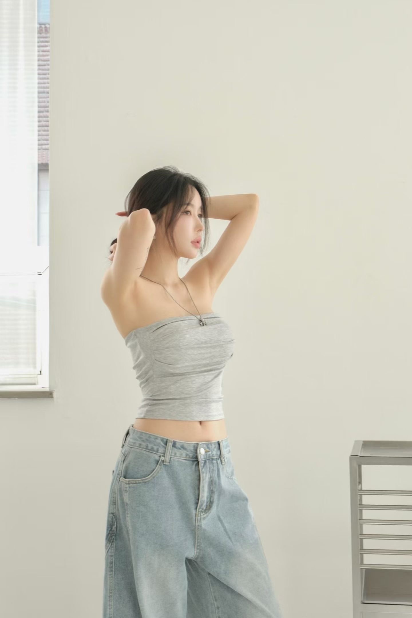 胸抓皺平口Bratop (六色)