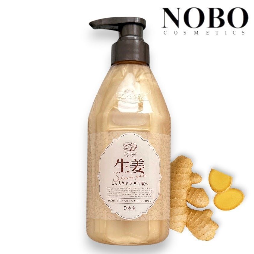 Loshi - 生薑精華清爽洗髮露 600ml (平行進口)