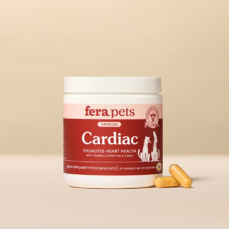 Fera Pets - 心臟及心血管健康膠囊 60 粒裝 - 貓狗適用
