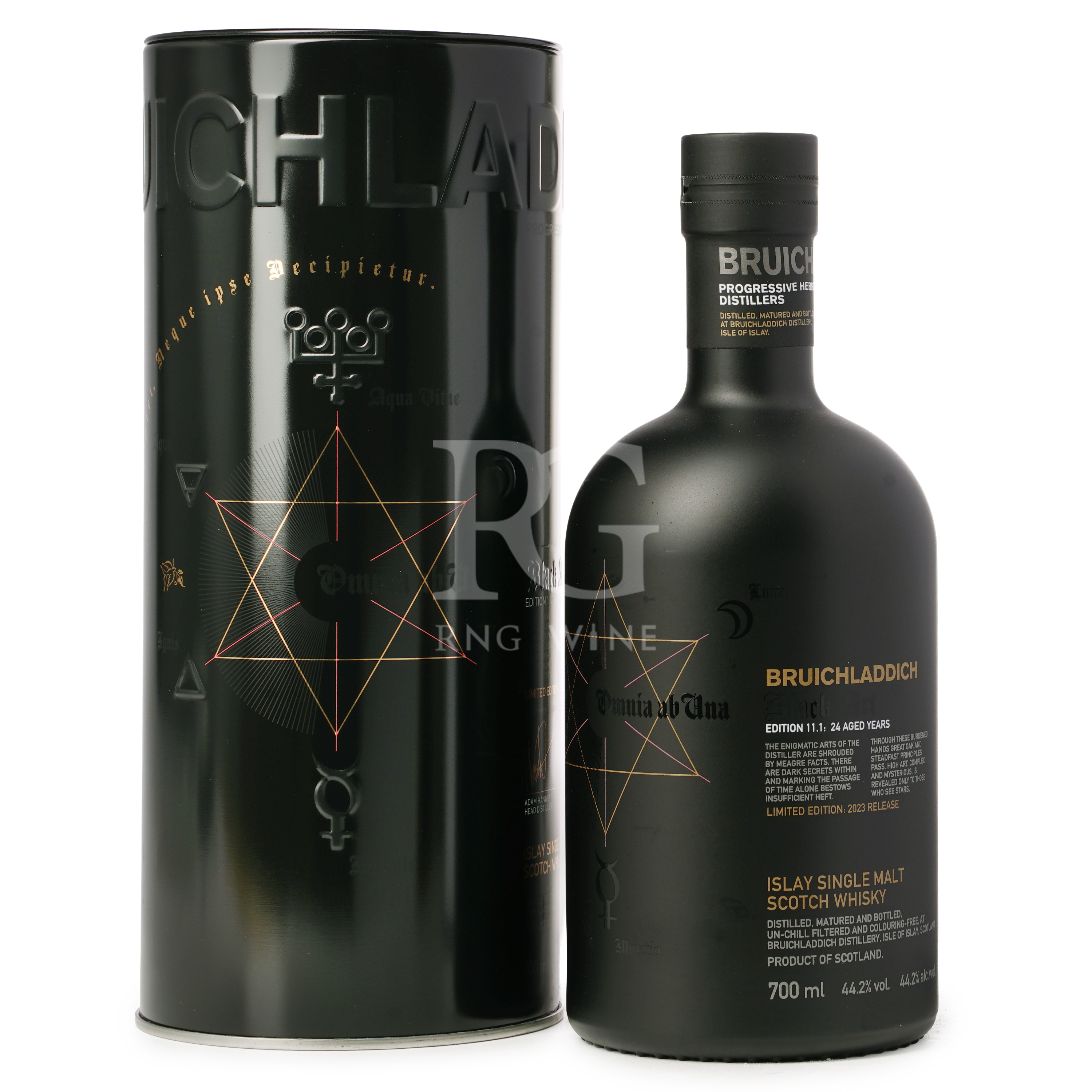 Bruichladdich Black Art 11.1 Edition 24 Year Old Unpeated Single Malt Scotch Whisky