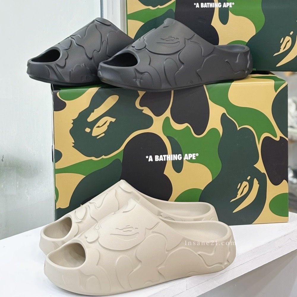 A BATHING APE BAPE SLIDE CAMO 拖鞋 休閒 潮牌 猿人 迷彩