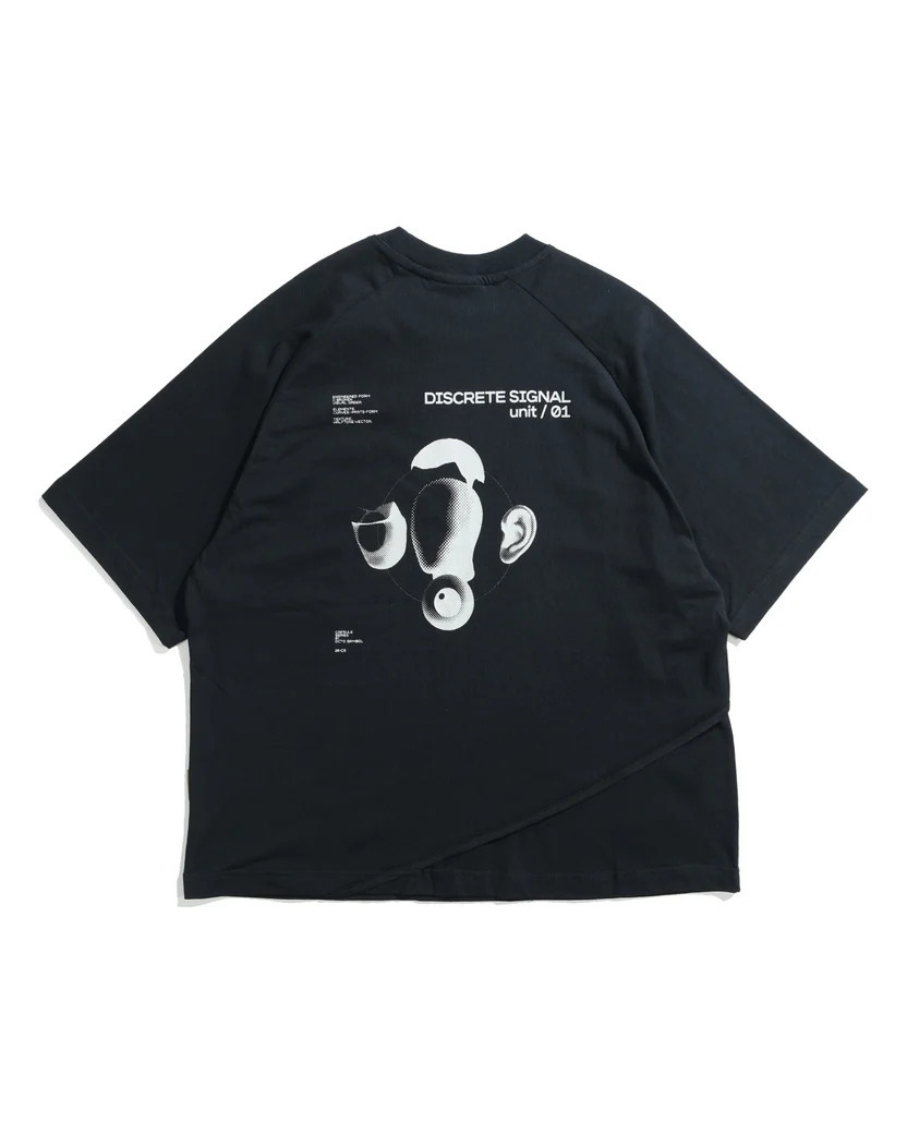 Octo Gambol Discrete Signal Graphic Tee - Black | S26-C1-T1