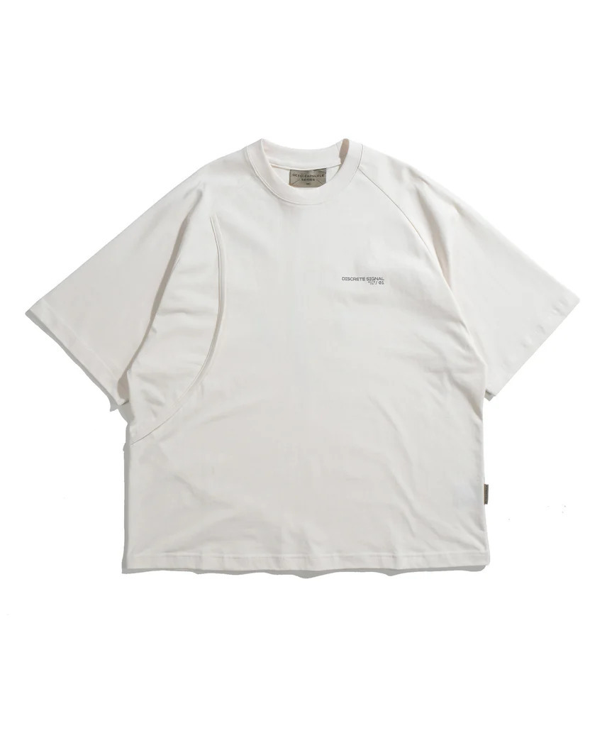 Octo Gambol Discrete Signal Graphic Tee - White | S26-C1-T1