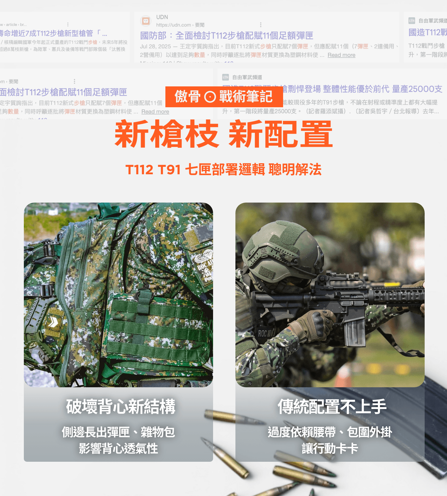 MK5背心前板 Tegris三聯彈匣【陸軍】｜A-TWO 傲骨戰術裝備屋 戰術背心 彈匣擴充 T91 112 步槍 國軍用品 彈匣配置