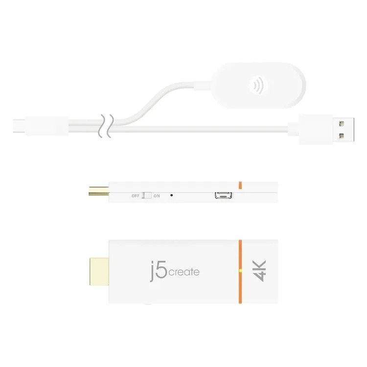 j5create - ScreenCast 4K Wireless Video Transmitter Kit (1RX+1TX)
