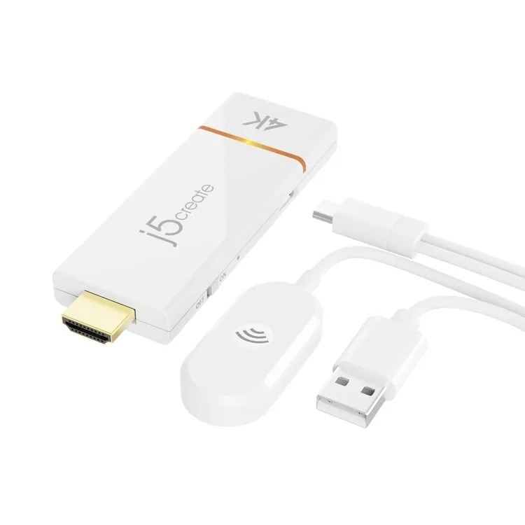 j5create - ScreenCast 4K Wireless Video Transmitter Kit (1RX+1TX)