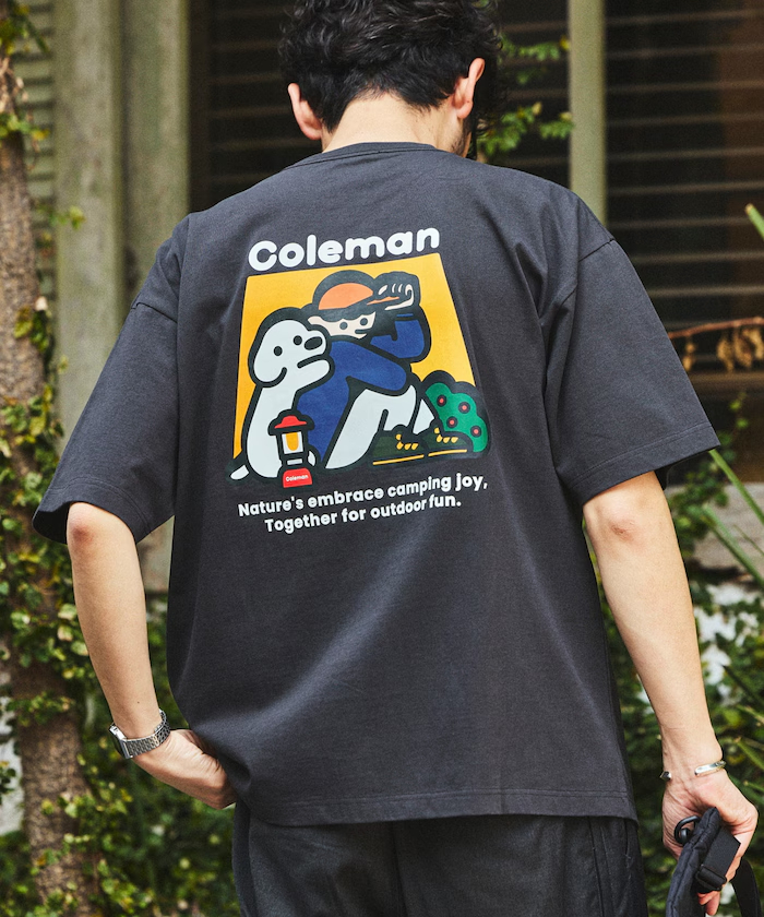 <預購> Coleman × matsui × FREAK'S STORE 露營小狗抱抱T卹  (4colors)