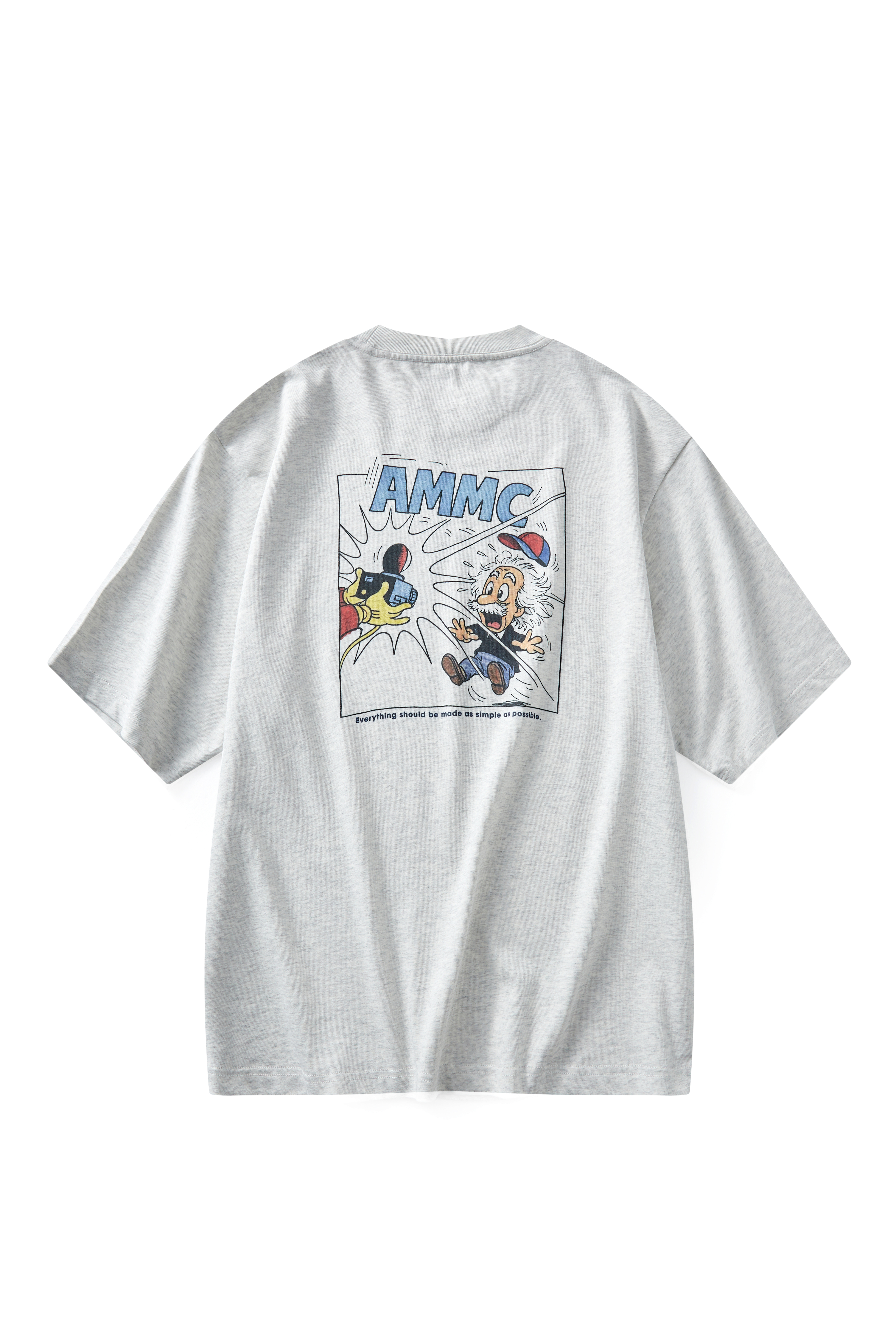 A MINIMAL CLUB GRAY LOGO TEE AM65TE12GY