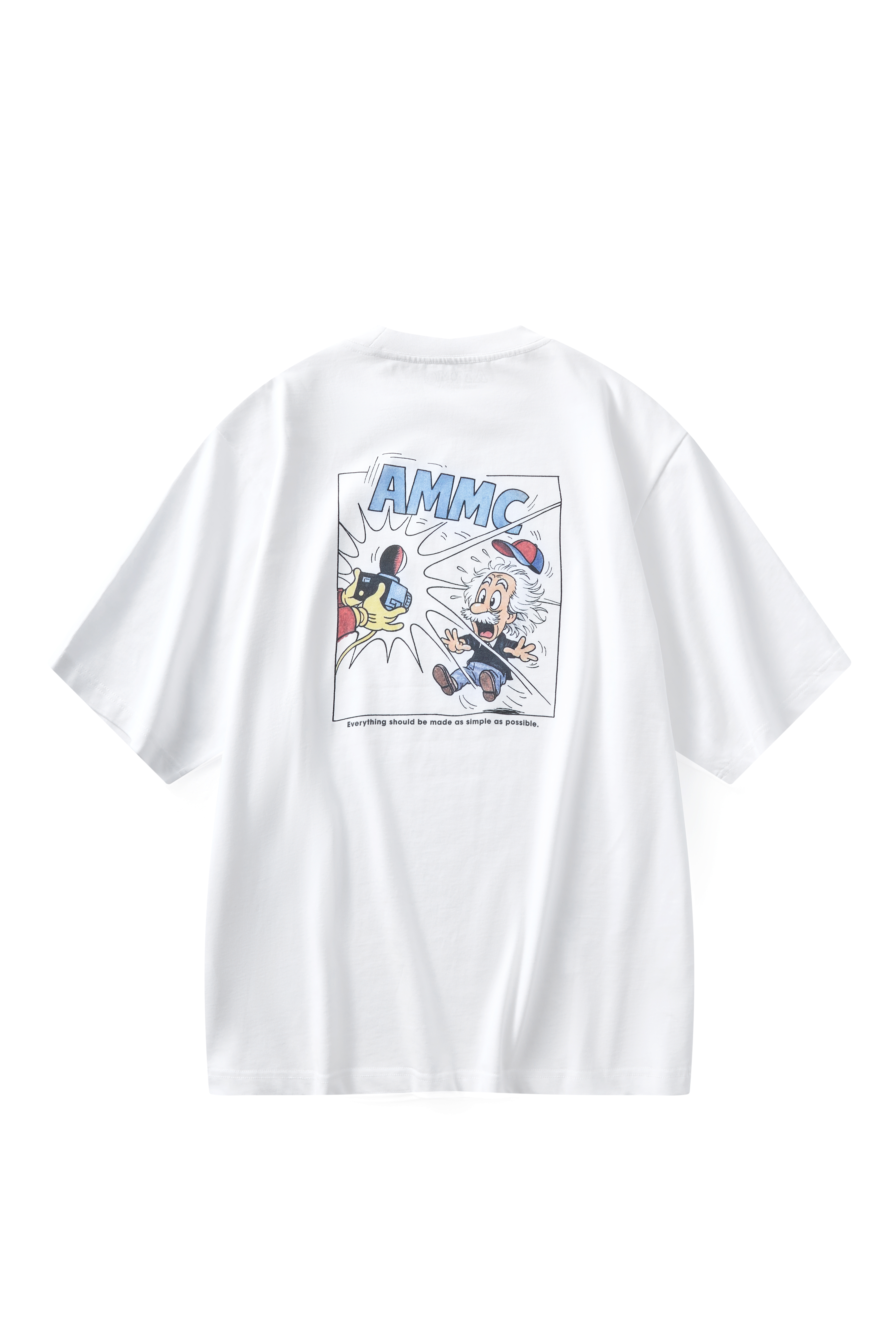 A MINIMAL CLUB WHITE LOGO TEE AM65TE12WT