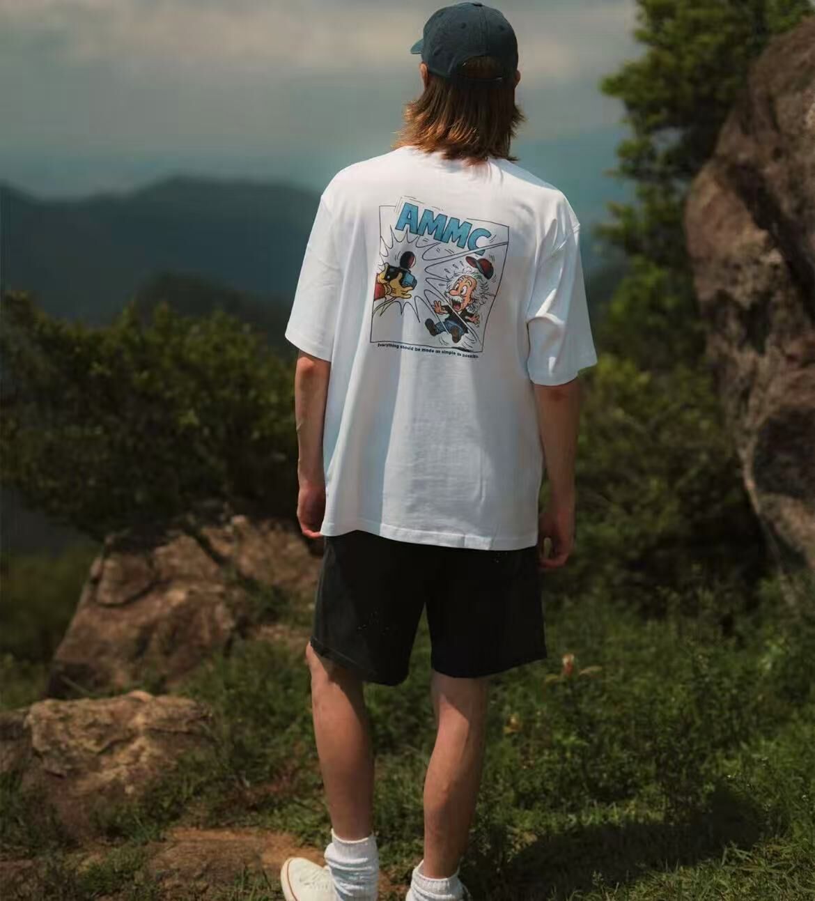 A MINIMAL CLUB WHITE LOGO TEE AM65TE12WT